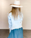 Crop Jacket-Jacket-Ceros Jeans-Small-Light Denim-Inspired Wings Fashion