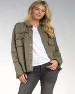 Dawn Button Up Jacket-Jacket-Elan-8-S-Olive-Inspired Wings Fashion