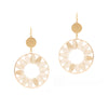 Multi-Colored Circle Earrings-Earrings-What's Hot Jewelry-Cream-Inspired Wings Fashion