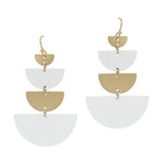 Half Moon Drop Earrings-Earrings-What's Hot Jewelry-White-Inspired Wings Fashion