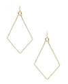 Open Diamond Earrings-Earrings-What's Hot Jewelry-White-Inspired Wings Fashion