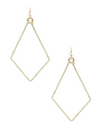 Open Diamond Earrings-Earrings-What's Hot Jewelry-White-Inspired Wings Fashion