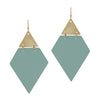 Geometric Triangle Earrings-Earrings-What's Hot Jewelry-Sage-Inspired Wings Fashion