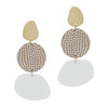 Three Drop Earrings-Earrings-What's Hot Jewelry-White-Inspired Wings Fashion