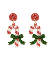 Candy Cane Acrylic Earrings-Earrings-What's Hot Jewelry-Inspired Wings Fashion
