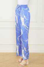Blue Swirl Pants-Pants-Entro-Small-Blue-Inspired Wings Fashion