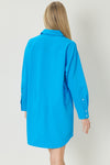 Button Up Shirt Dress-Dress-Entro-Small-Pink-Inspired Wings Fashion