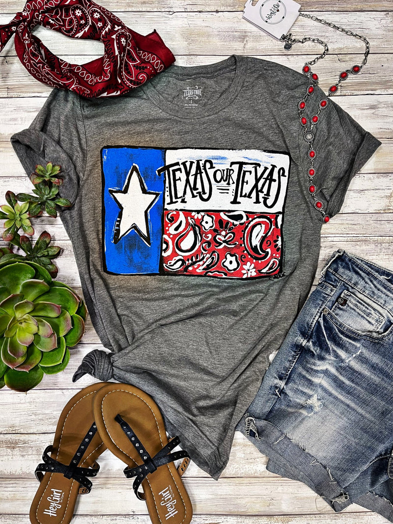 Texas Our Texas Tee-Shirts & Tops-Texas True Threads-Extra Small-Inspired Wings Fashion