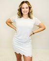 Fierce Scalloped Lace Dress-Dresses-Vine & Love-Small-White-Inspired Wings Fashion