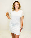 Fierce Scalloped Lace Dress-Dresses-Vine & Love-Small-White-Inspired Wings Fashion