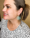 Flower Drop Earrings-Earrings-What's Hot Jewelry-Inspired Wings Fashion