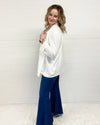 Fold Over Collar Blazer-Jacket-Jodifl-Medium-Off White-Inspired Wings Fashion