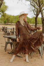 Greta Long Sleeve Maxi Dress-Dresses-BuddyLove-Extra Small-Almond-Inspired Wings Fashion
