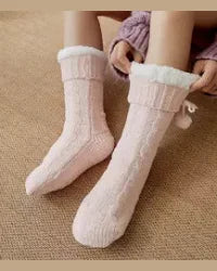 Fuzzy Socks-Apparel & Accessories-Alibaba-Light Pink-Inspired Wings Fashion