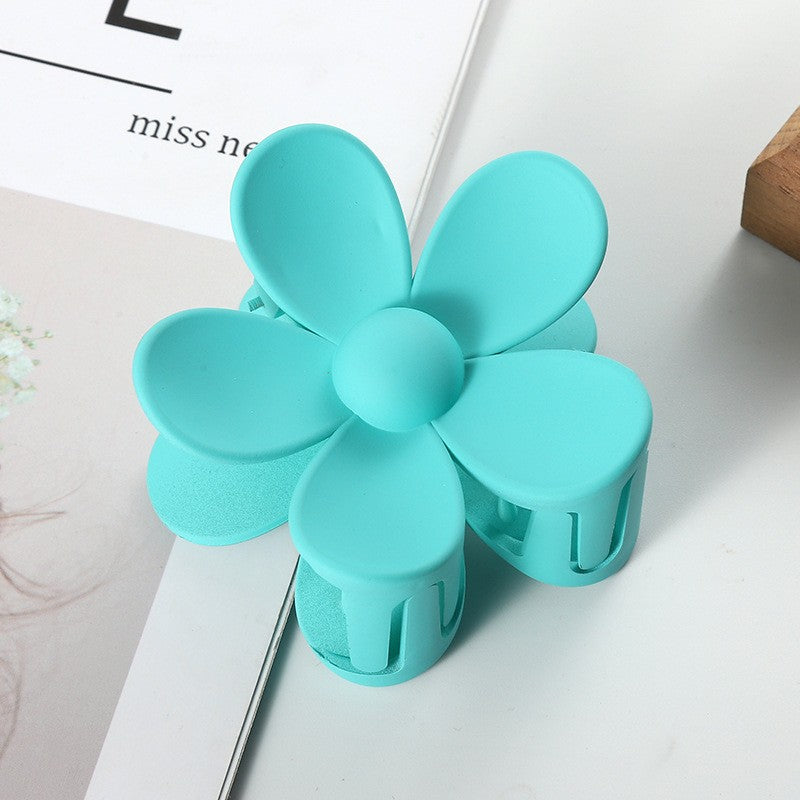 Flower Claw Clips-Hair Accessories-Alibaba-Turquoise-Inspired Wings Fashion