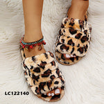 Leopard Faux Fur Slides-Shoes-Inspired Wings Fashion-6-Leopard-Inspired Wings Fashion