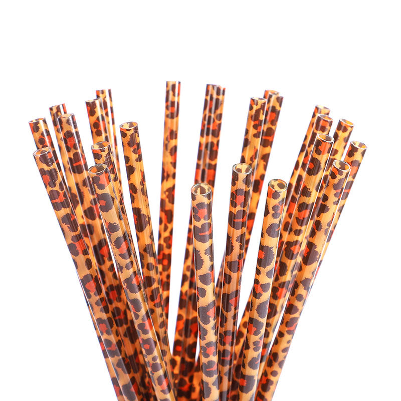 Reusable Straws-Bizzy Izzy Boutique-Brown Leopard-Inspired Wings Fashion