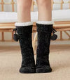 Fuzzy Socks-Apparel & Accessories-Alibaba-Black-Inspired Wings Fashion
