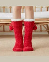 Fuzzy Socks-Apparel & Accessories-Alibaba-Red-Inspired Wings Fashion