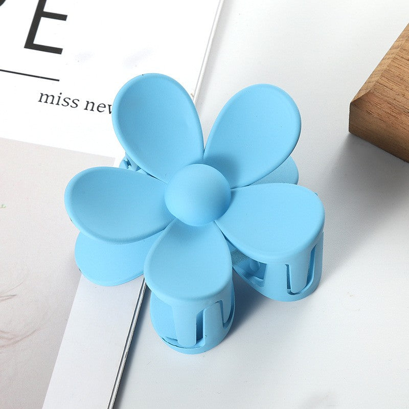 Flower Claw Clips-Hair Accessories-Alibaba-Sky Blue-Inspired Wings Fashion