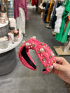 Jewel Headband-headband-Suzie Q USA-Hot Pink-Inspired Wings Fashion