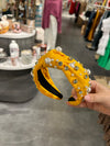 Jewel Headband-headband-Suzie Q USA-Yellow-Inspired Wings Fashion