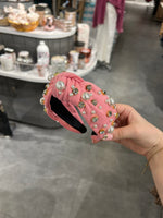 Jewel Headband-headband-Suzie Q USA-Pink-Inspired Wings Fashion