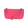 Woven Crossbody Wristlet Clutch-Bag and Purses-Joy Susan-Fuchsia-Inspired Wings Fashion