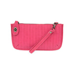 Woven Crossbody Wristlet Clutch-Bag and Purses-Joy Susan-Fuchsia-Inspired Wings Fashion