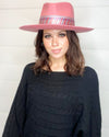 Pinched Crown Fedora Hat-Hat-Olive & Pique-Blush-Inspired Wings Fashion