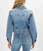 Rhinestone Embellished Denim Jacket-Coats & Jackets-Judy Blue-Small-Inspired Wings Fashion