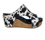 Besito Black & White Wedges-Shoes-Very G-Black / White-6-Inspired Wings Fashion