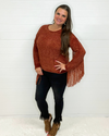 Soft Chenille Sweater-Sweaters-BiBi-L-Vintage Brick-Inspired Wings Fashion