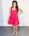 Solid Smocked Back Dress-Dresses-Staccato-Small-Royal-Inspired Wings Fashion