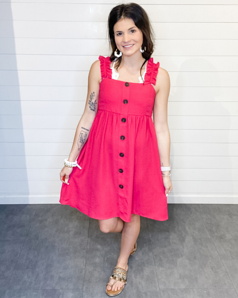 Solid Smocked Back Dress-Dresses-Staccato-Small-Royal-Inspired Wings Fashion