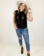 Mid-Rise Destructed Hem Jeans-bottoms-Judy Blue-0(24)-Inspired Wings Fashion