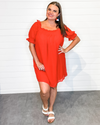 Swiss Dot Pattern Bubble Sleeve Dress-Dresses-Jodifl-Small-Navy-Inspired Wings Fashion