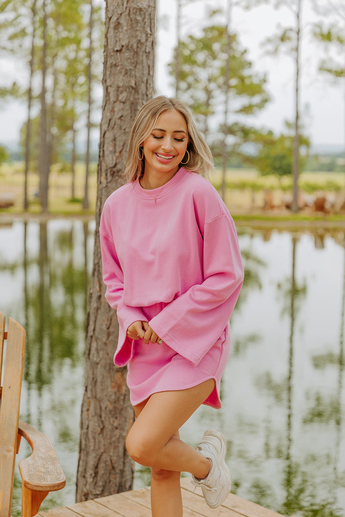 Willa Sweatshirt Dress-Dresses-BuddyLove-XSmall-Black-Inspired Wings Fashion