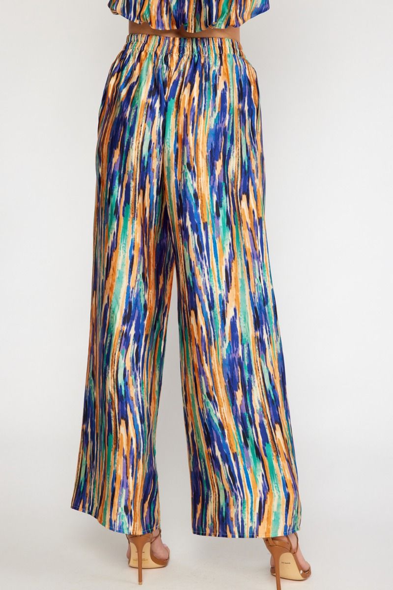 Paintbrush Pants-Pants-Entro-Small-Navy Multi-Inspired Wings Fashion