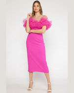 Tulle Bodice Dress-Dresses-Entro-Small-Pink-Inspired Wings Fashion