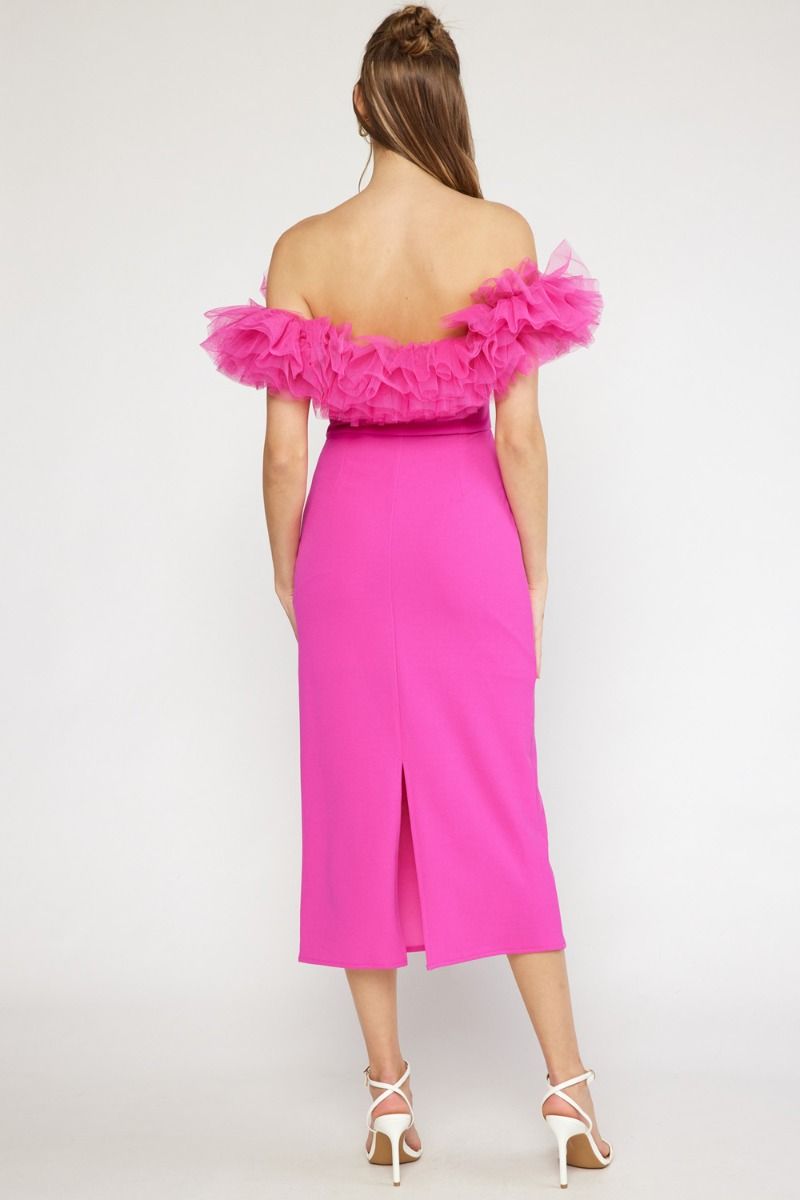Pink Tiered Dress, Free Shipping $150+