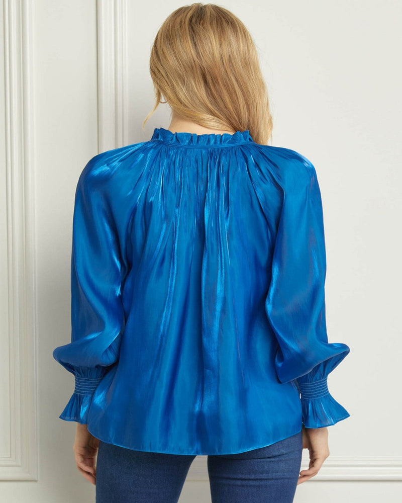 Iridescent Long Sleeve Top-Tops-Entro-Small-Royal-Inspired Wings Fashion