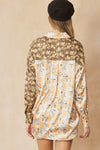 Satin Mixed Floral Print Top-Shirts & Tops-Entro-Small-Brown-Inspired Wings Fashion