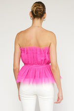 Tulle Tube Top-Top-Entro-Small-Hot Pink-Inspired Wings Fashion