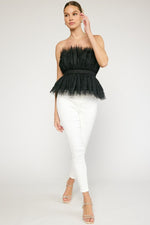 Tulle Tube Top-Top-Entro-Small-Hot Pink-Inspired Wings Fashion