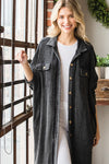Waffle Thermal Knit Oversized Blazer-Coats & Jackets-Oli & Hali-S/M-Washed Rust-Inspired Wings Fashion