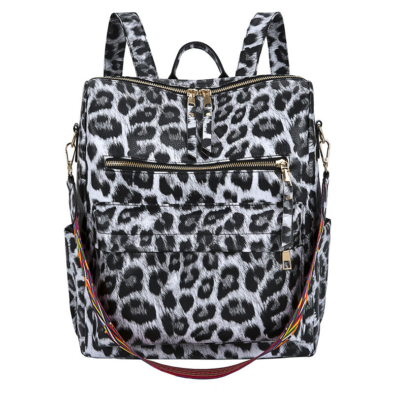 Julia Convertible Bag-Bag and Purses-Julia Rose Wholesale-Grey Leopard-Inspired Wings Fashion