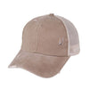Criss Cross Ponytail Hat-hat-Domil Enterprise Co., Ltd-Khaki-Inspired Wings Fashion