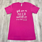 Get me a Beer Shirt-Tops-Spirit Star-Small-Pink-Inspired Wings Fashion