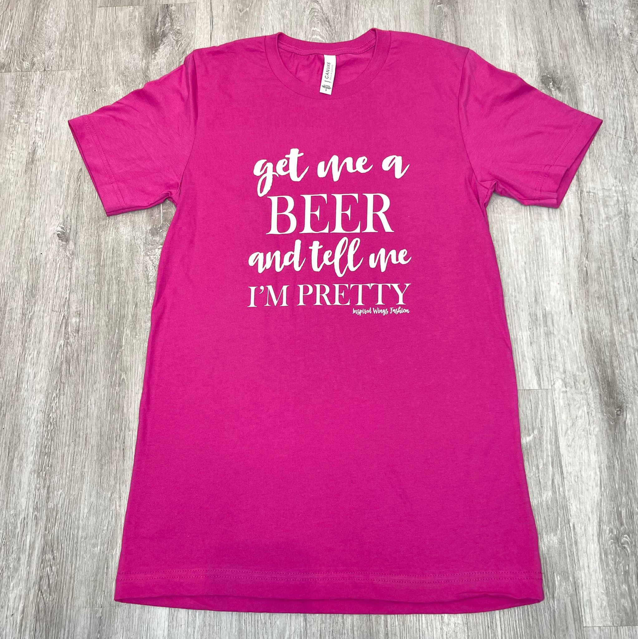 beer me t shirt dress Beer Me I'm Irish-Ish Micro Rib Baby Tee